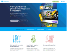 Tablet Screenshot of developer.playphone.com